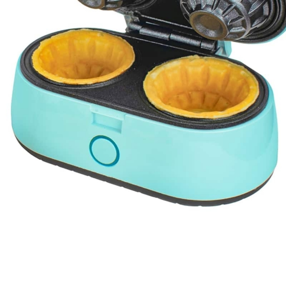 Brentwood TS-1402BL Double Waffle Bowl Maker, Blue, NEW - Picture 2 of 8